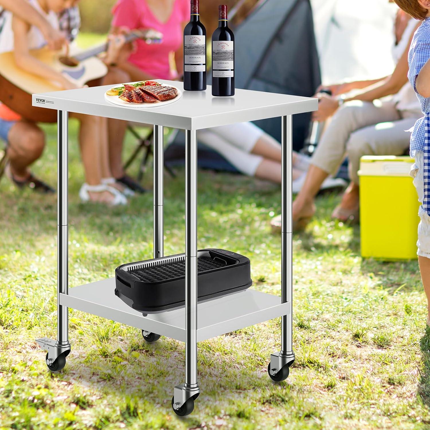 VEVOR Metal Kitchen Cart