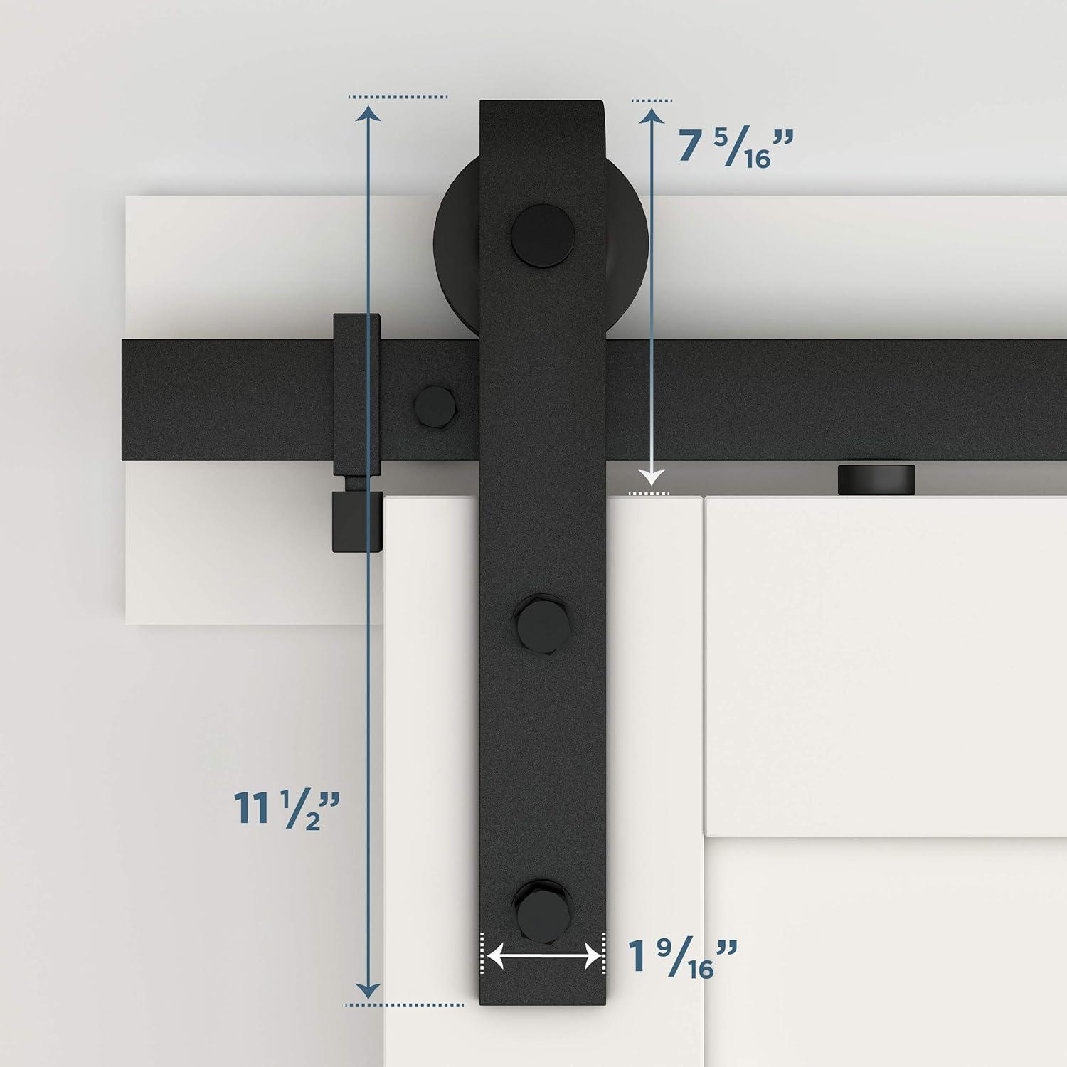 National Hardware Standard Single Barn Door Hardware Kit