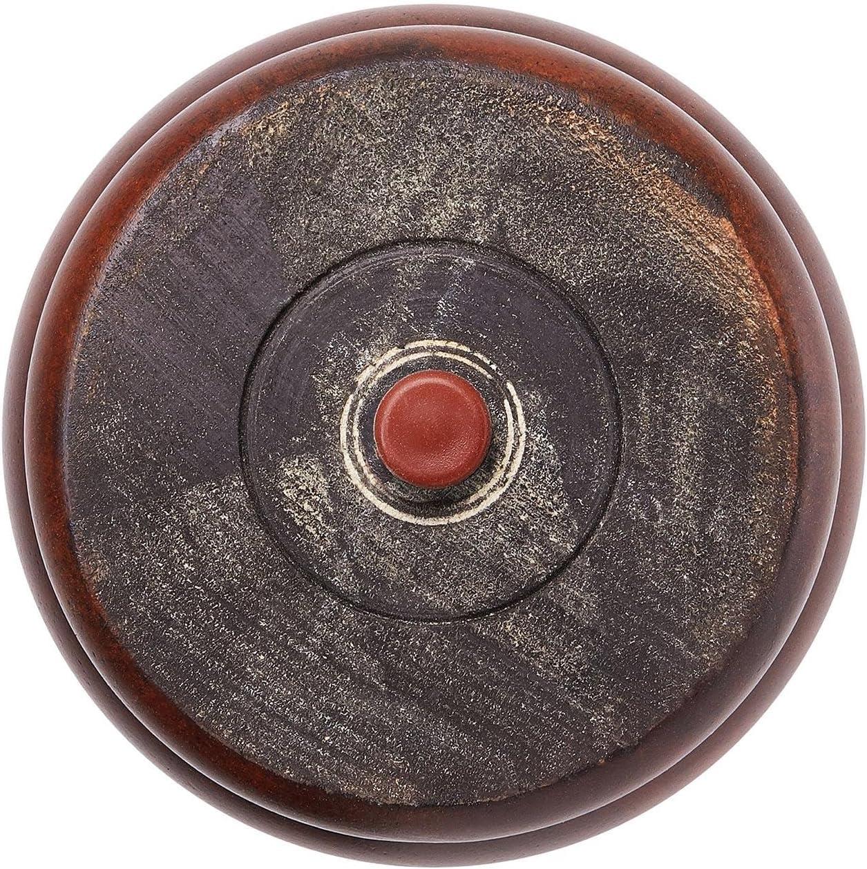 4 in x 4-7/8 Solid Hardwood Round Bun Foot