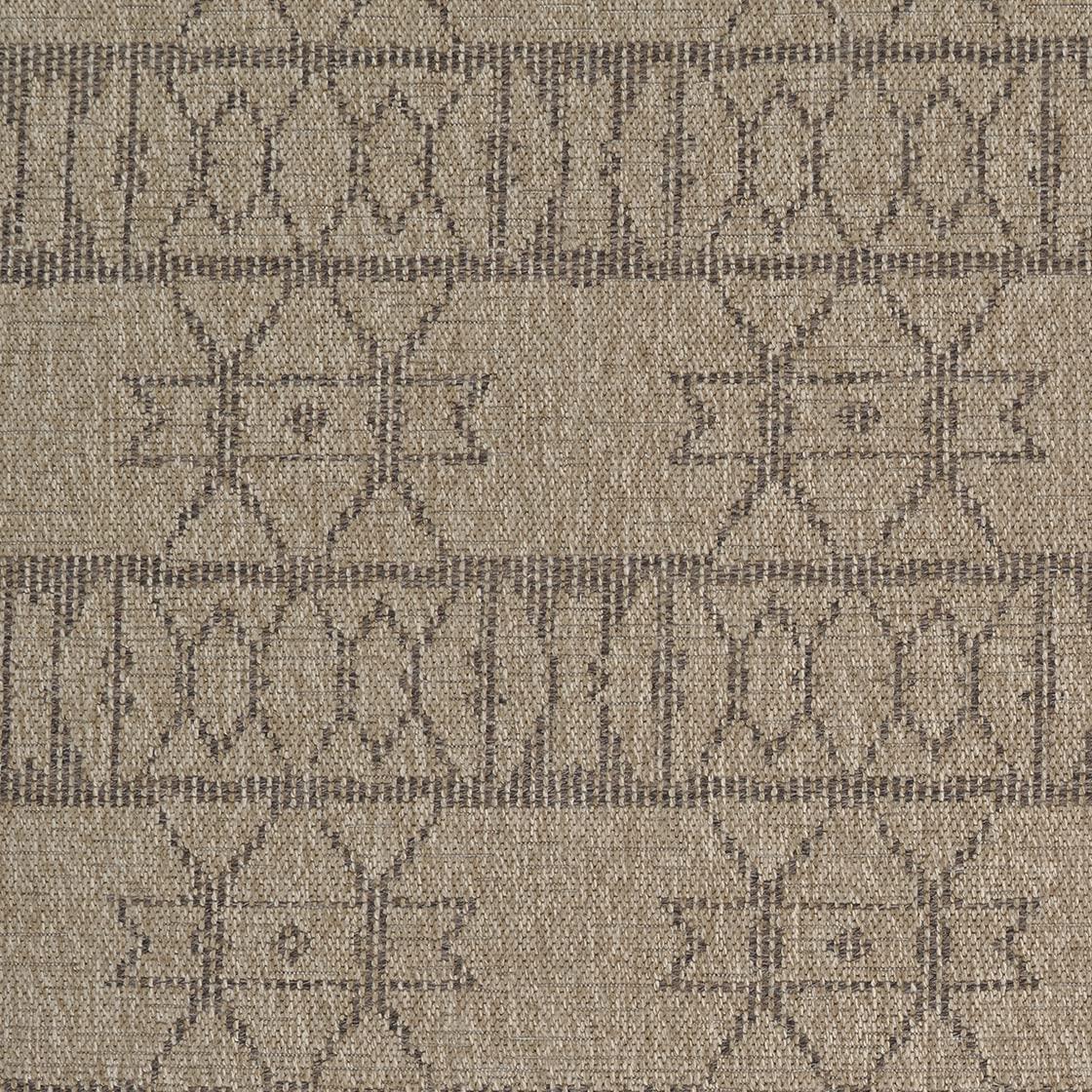 Couristan Naturalistic Adobe Indoor/ Outdoor Area Rug, Natural-Brown, 6'6" x 9'