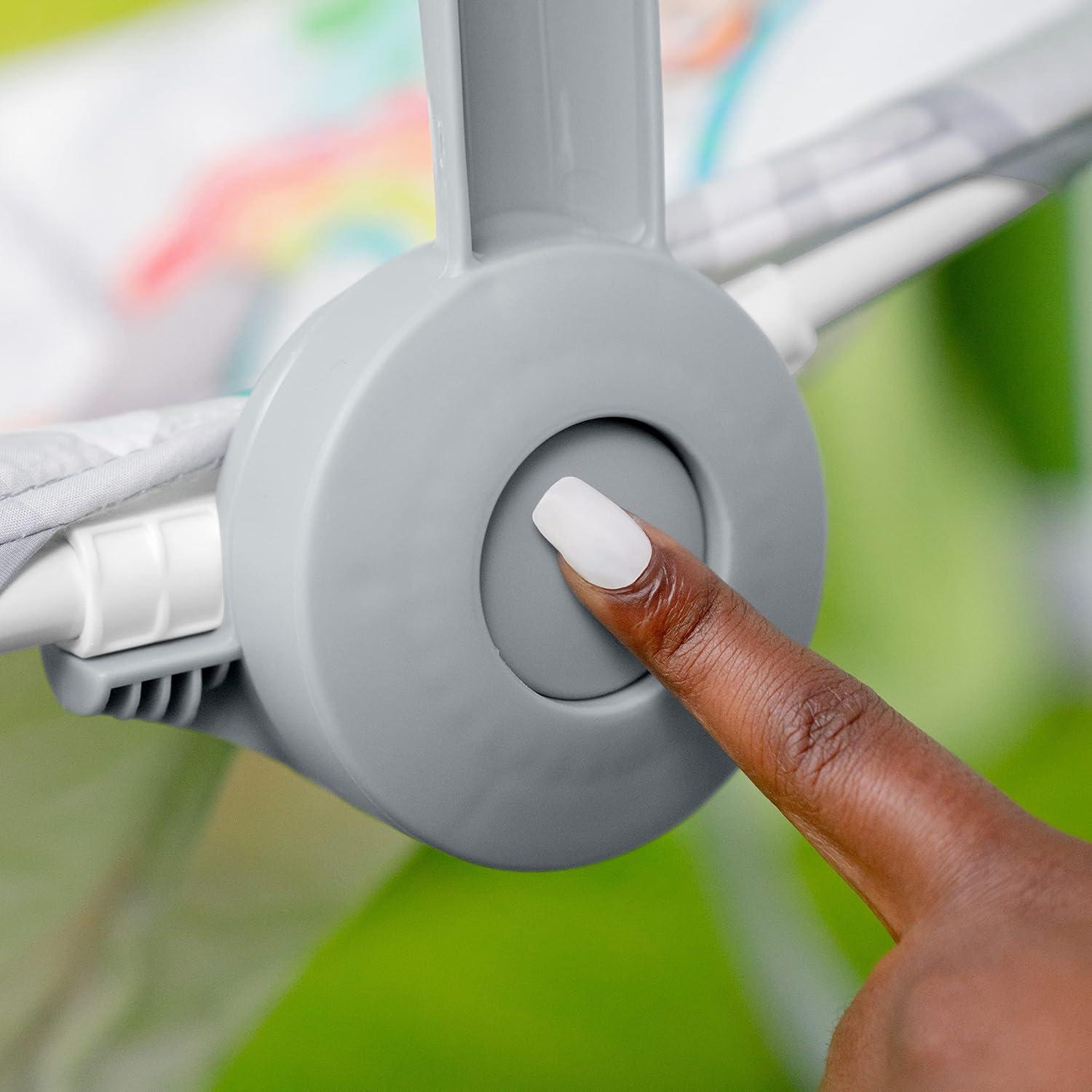 Bright Starts Playful Paradise Portable Compact Baby Swing - Unisex - Green