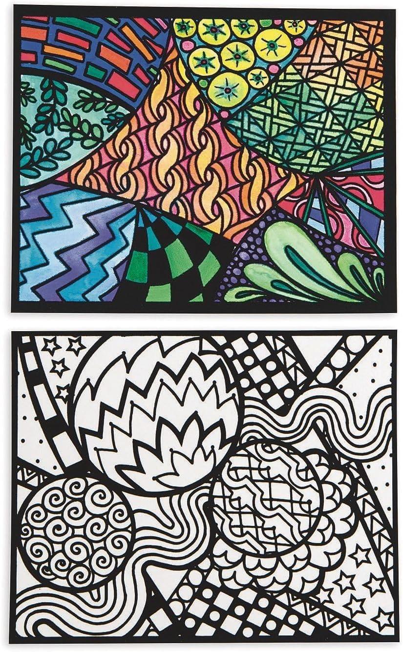 S&S Worldwide Abstract Velvet Art Poster 8 IN X 10 IN Pk30