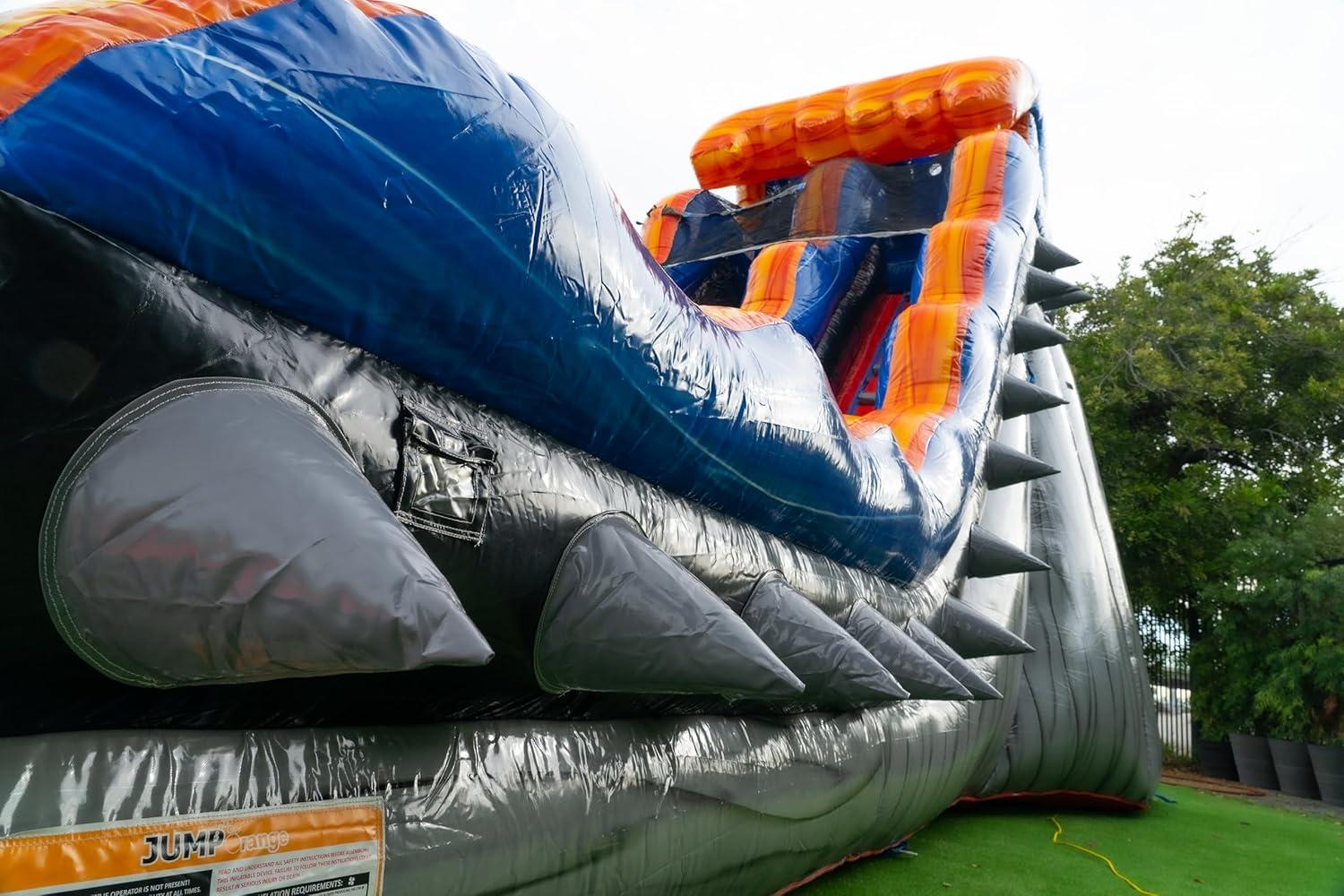JumpOrange JumpOrange 15 FT Rocker Commercial Grade Water Slide with Pool (with Blower)