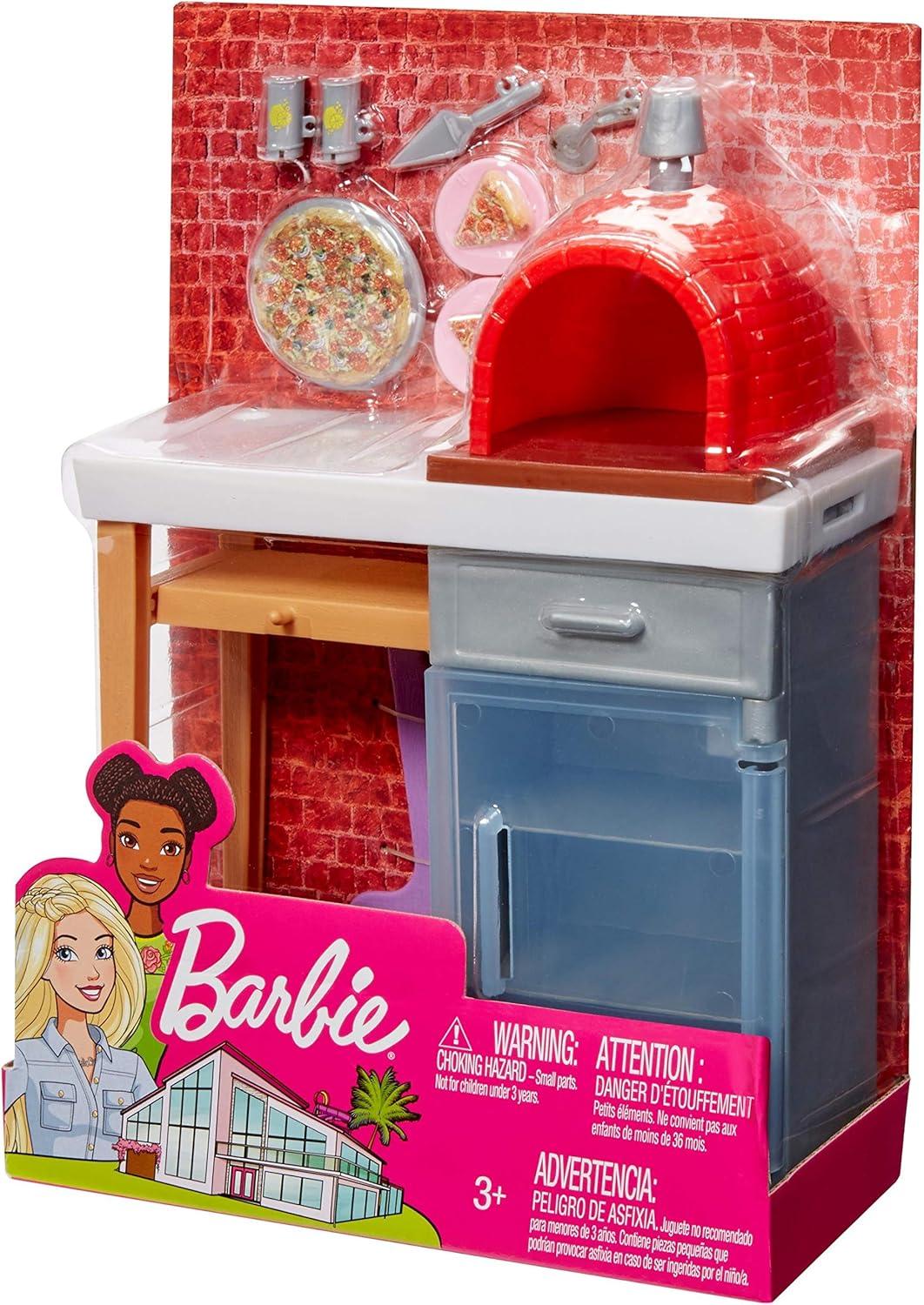 Barbie Estate Outdoor Furniture Set, Brick Pizza Oven