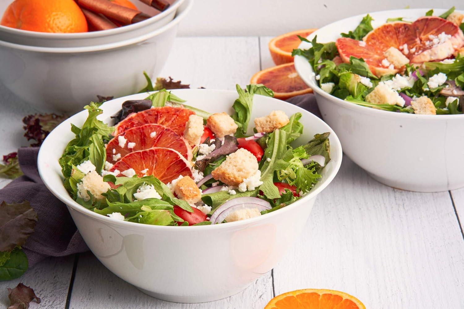 kook kook 41 Oz. Ceramic Salad Bowl (Set Of 4)