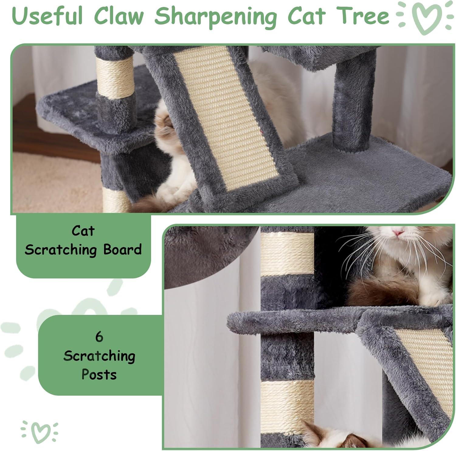 Archie & Oscar™ Indoor Cat Tower with Sisal Scratching Post