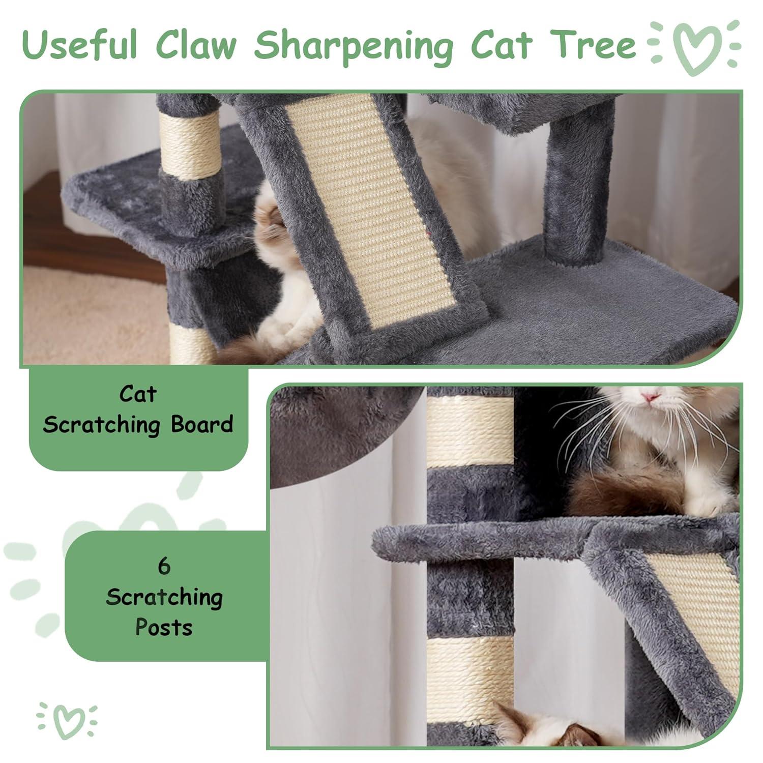 Archie & Oscar™ Indoor Cat Tower with Sisal Scratching Post