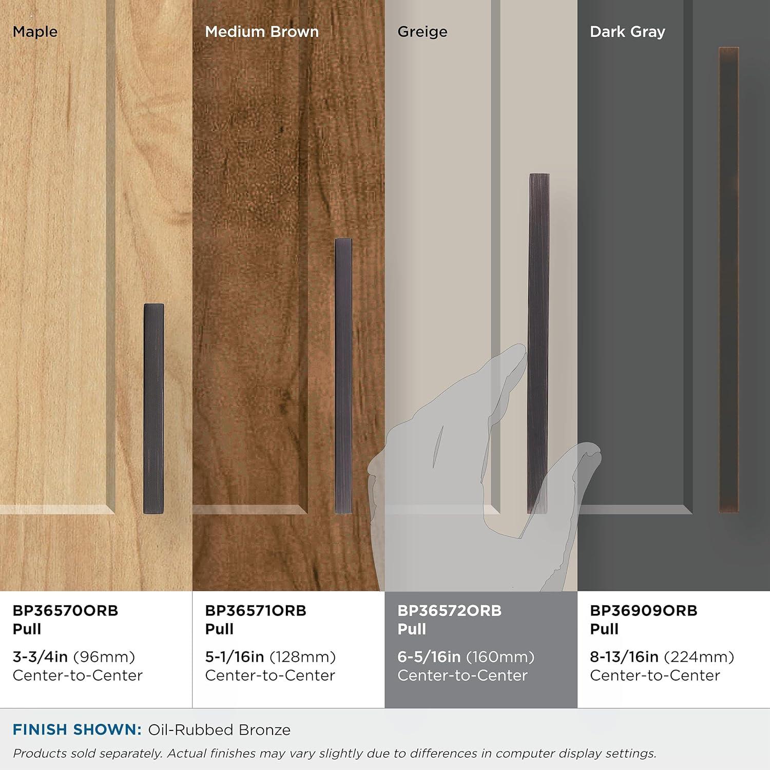 Amerock Monument 6-5/16 inch (160mm) Center-to-Center Oil-Rubbed Bronze Cabinet Pull