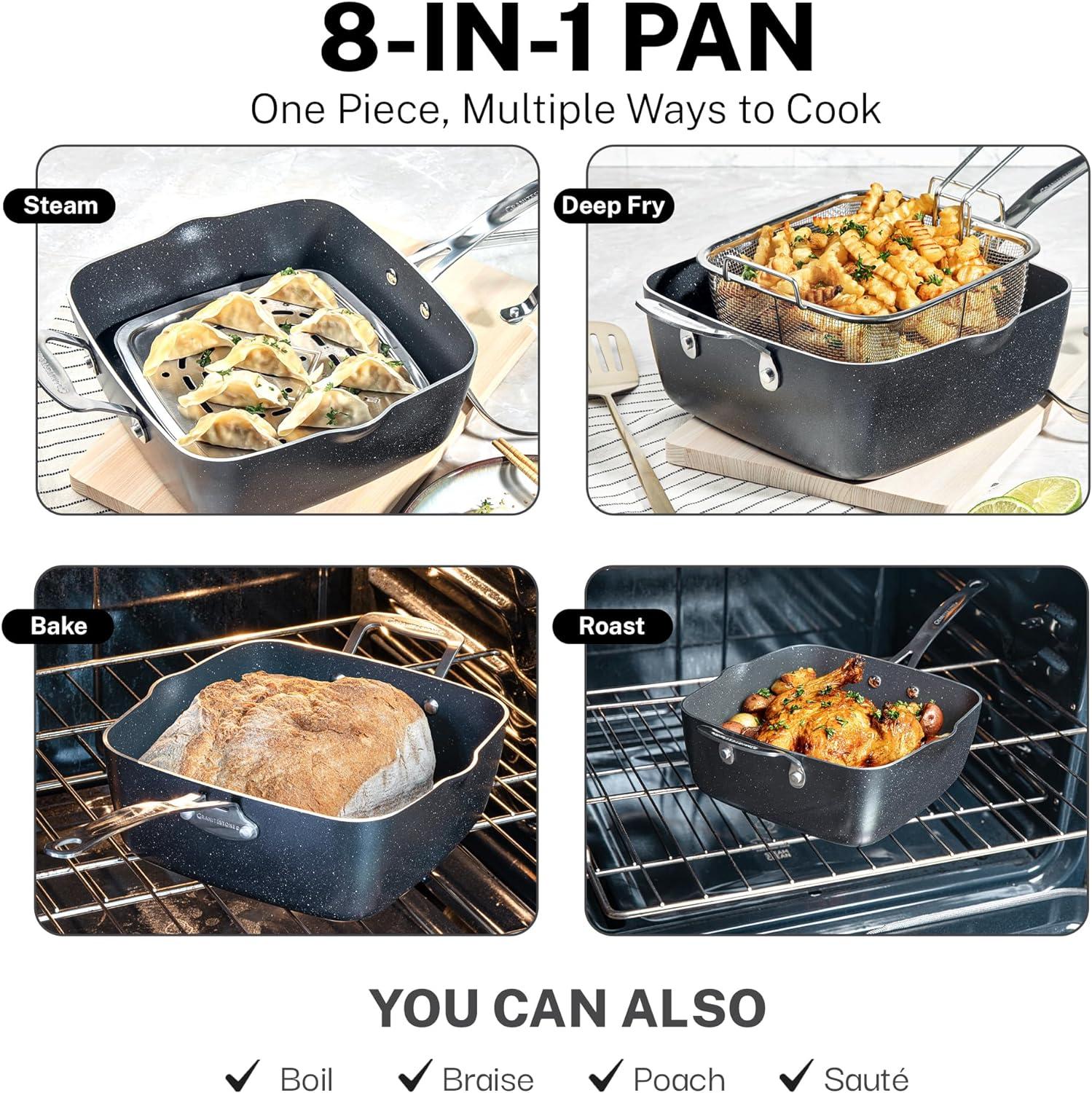 Granitestone 20 Piece Nonstick Cookware and Bakeware Set