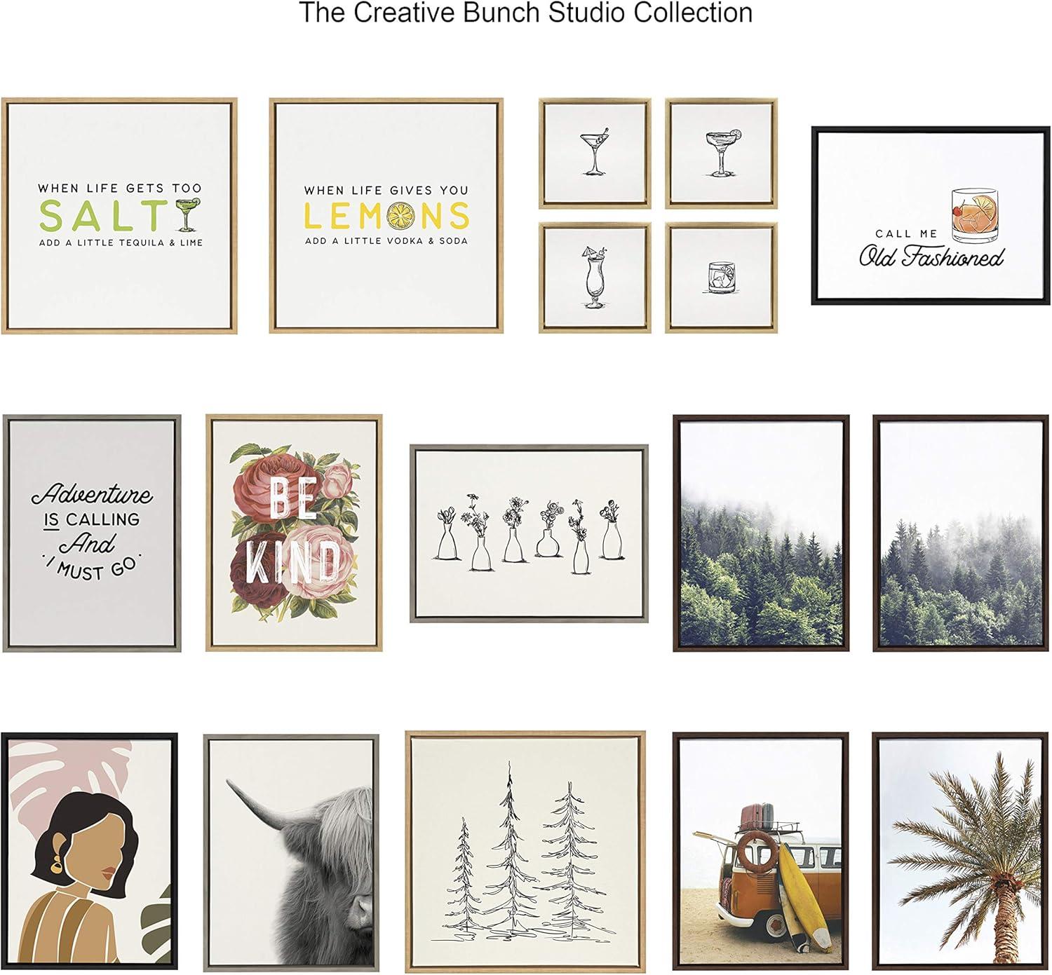 18" x 24" 2pc Sylvie Ocean Beach Framed Canvas Set by the Creative Bunch Studio Brown - Kate & Laurel All Things Decor