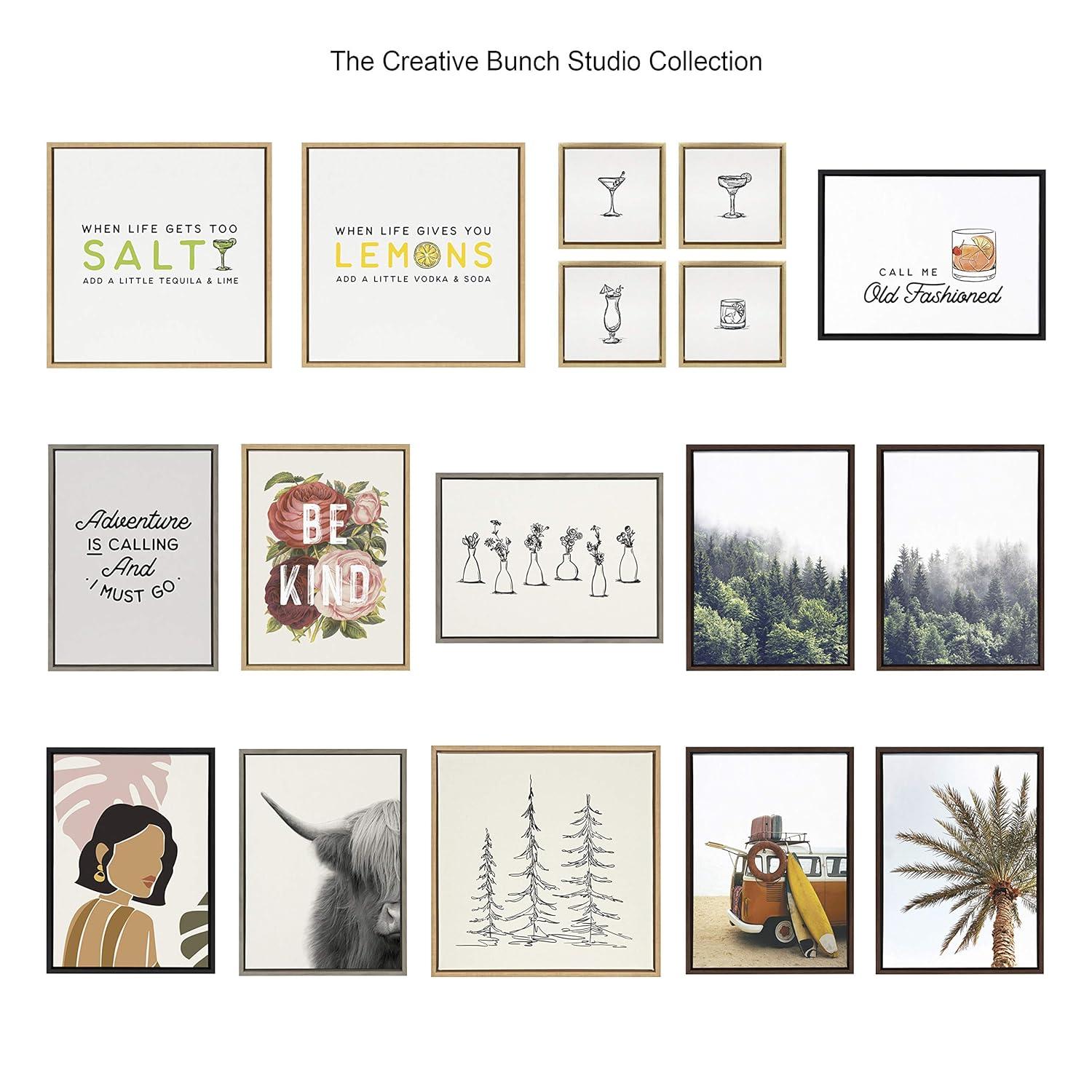 18" x 24" 2pc Sylvie Ocean Beach Framed Canvas Set by the Creative Bunch Studio Brown - Kate & Laurel All Things Decor