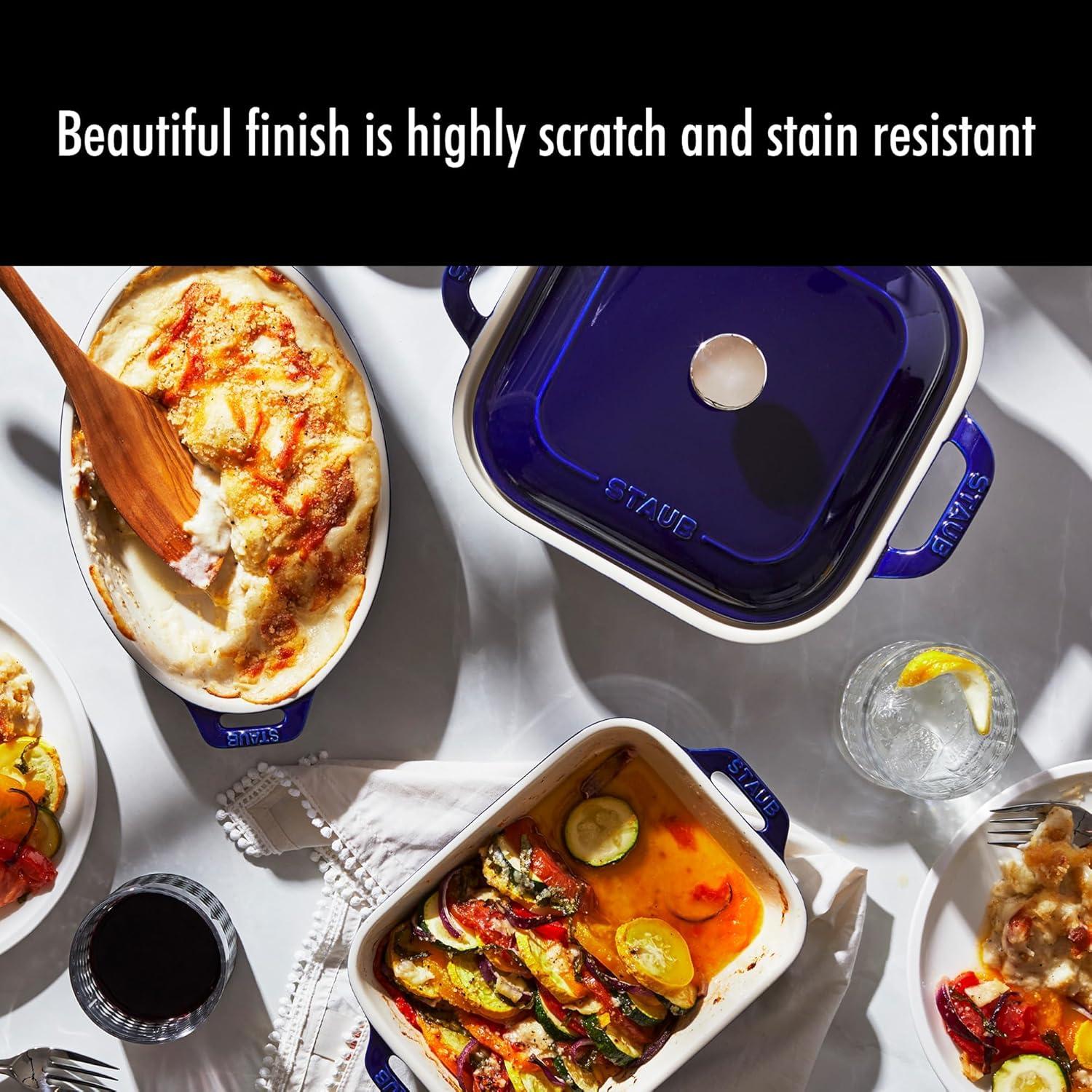 Staub ® Dark Blue 4-Piece Baking Set