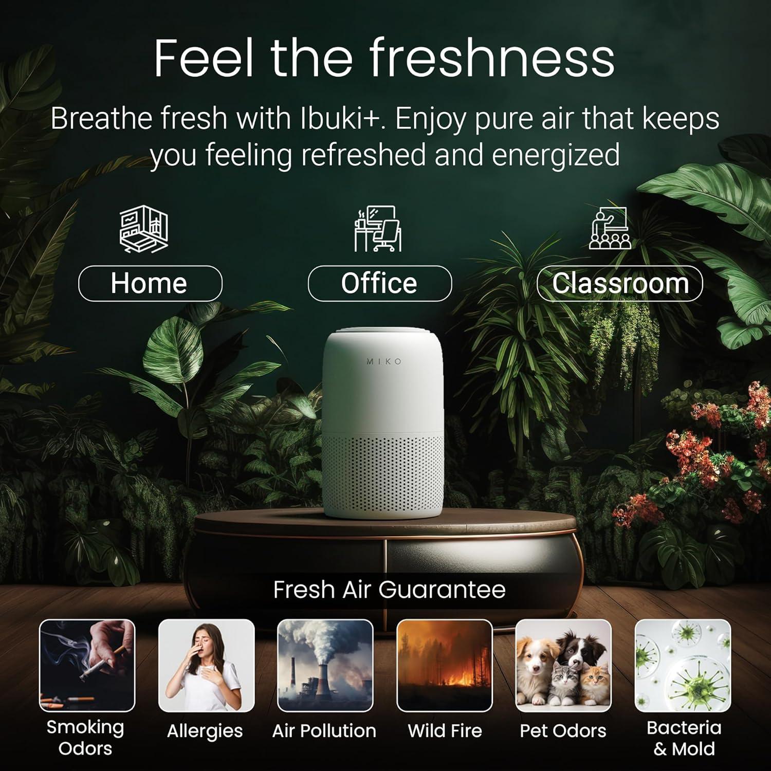 Miko HEPA Smart Air Purifier up to 770 Sqft - App Controlled