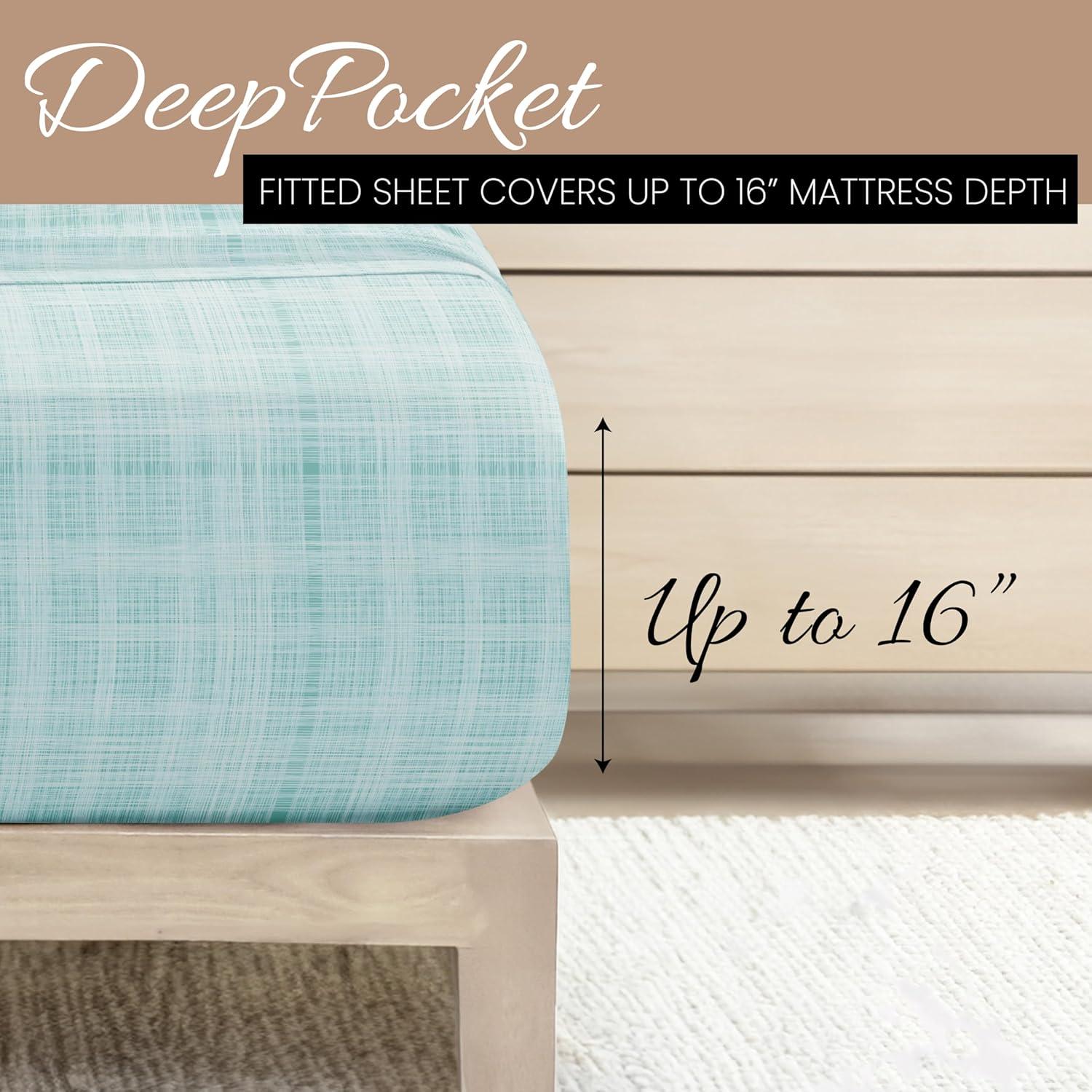 Simply Soft™ Thatch Pattern Microfiber Sheet Set