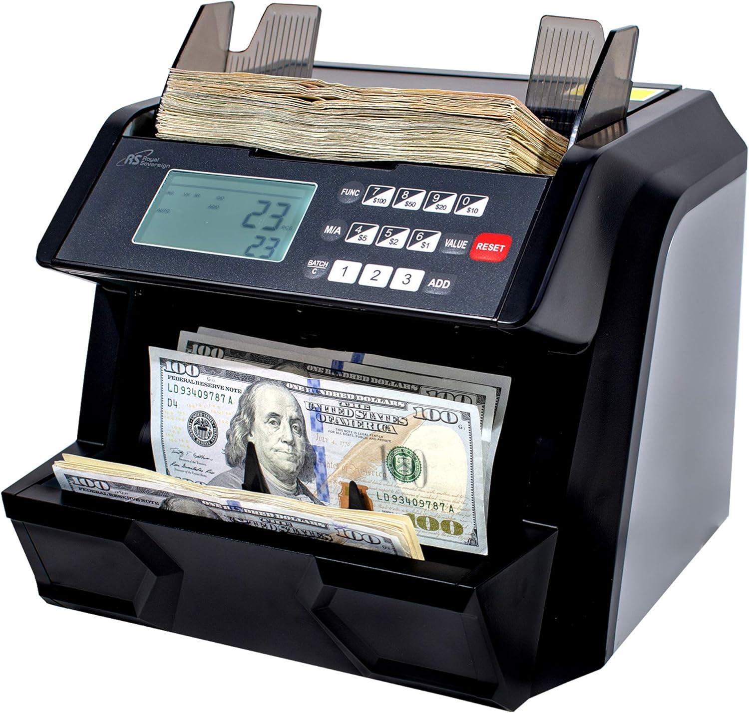 Royal Sovereign Front Load Bill Counter with Counterfeit Detection RBC-EG100