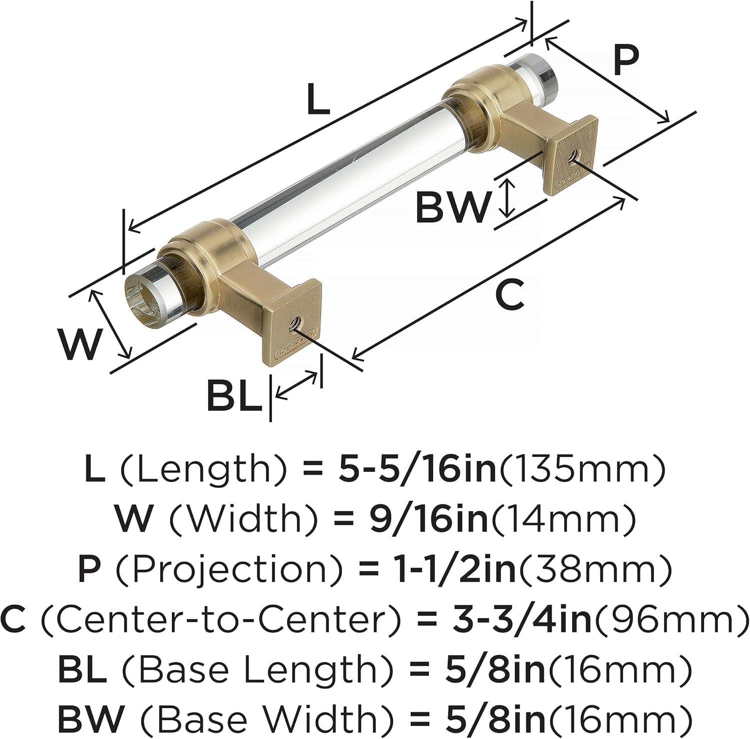 Glacio 3 3/4" Center to Center Bar Pull