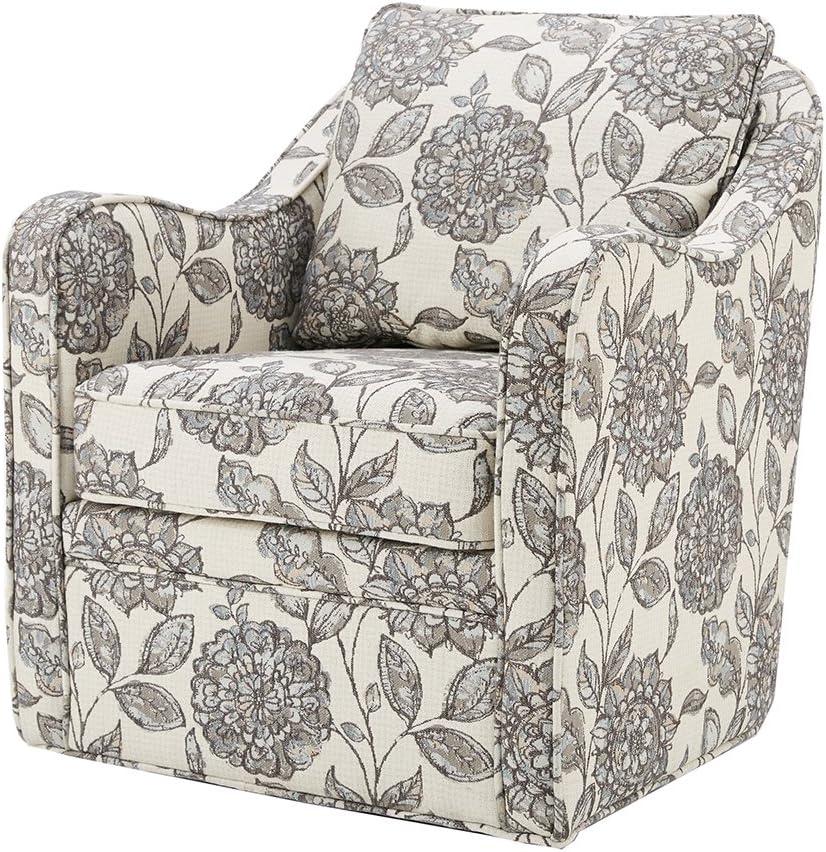 Madison Park Calvin Swivel Chair with Natural Finish MP103-1072