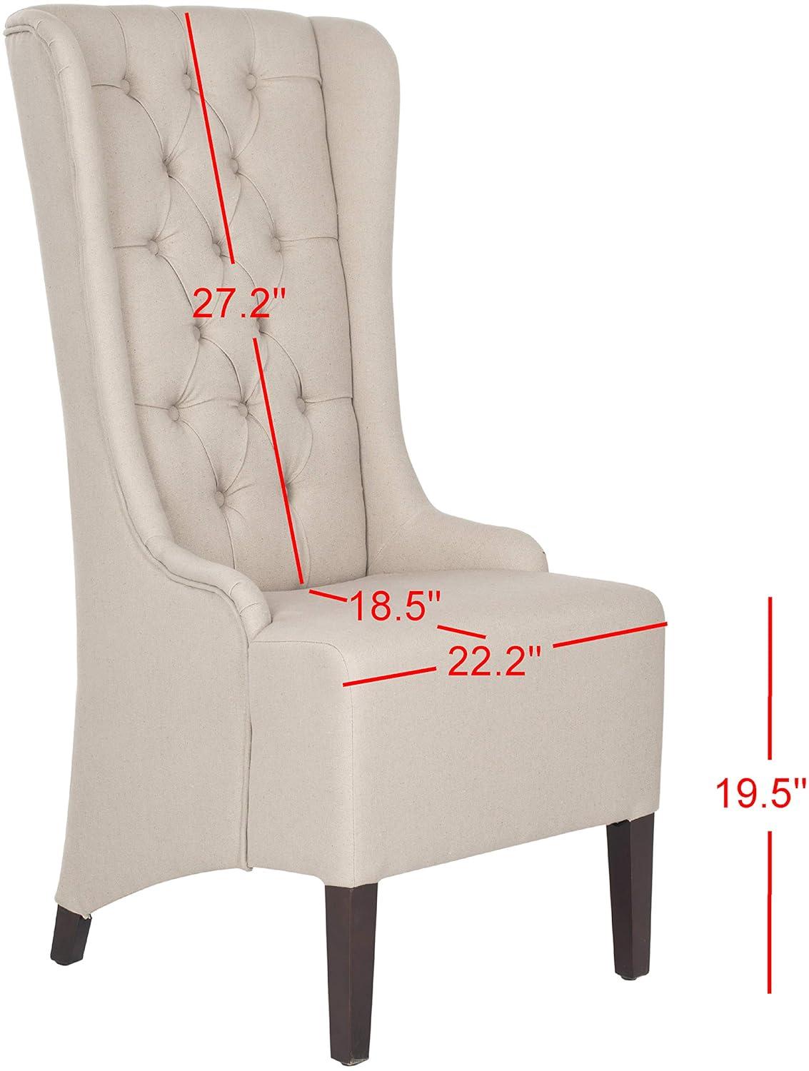 Becall 20"H Dining Chair - Taupe - Safavieh