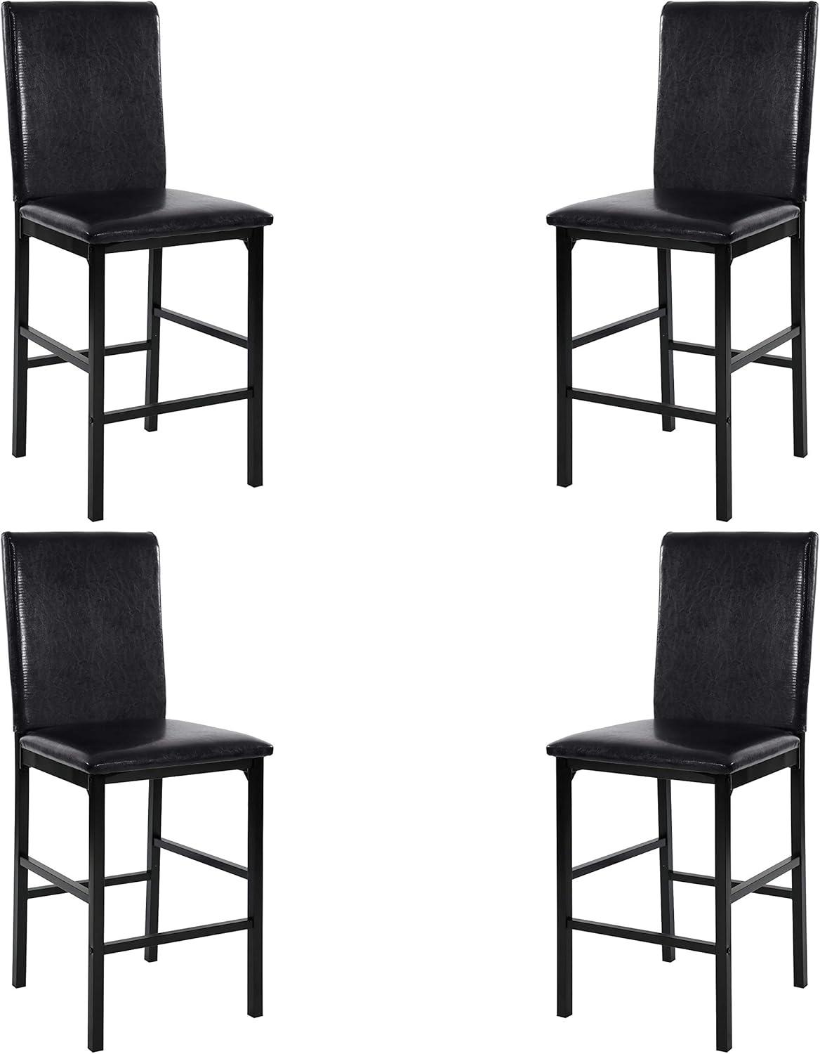 Hokku Designs Metal Frame Counter Height Chairs Set Of 4