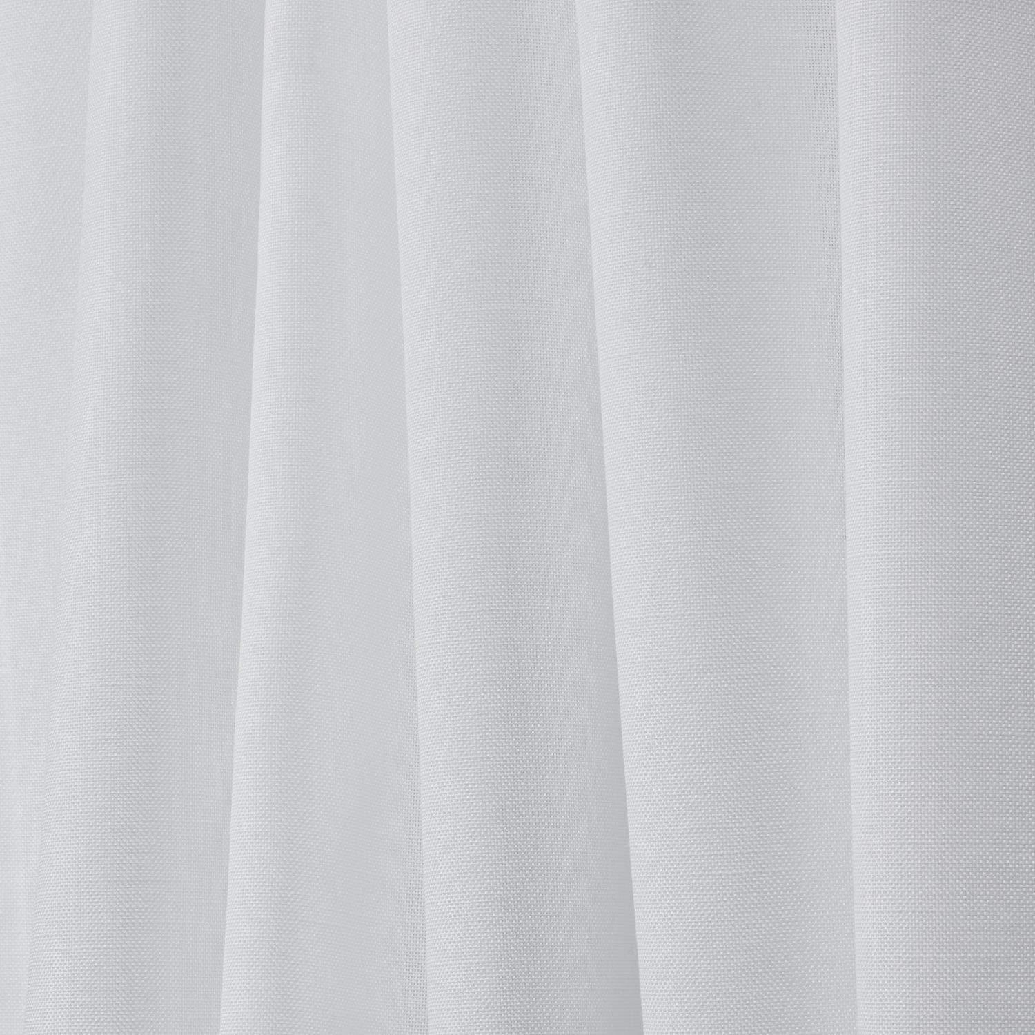 Nicole Miller Faux Linen Slub Textured Hidden Tab/Rod Pocket Top Light Filtering Curtain Panel Pair, 54"x96", Winter