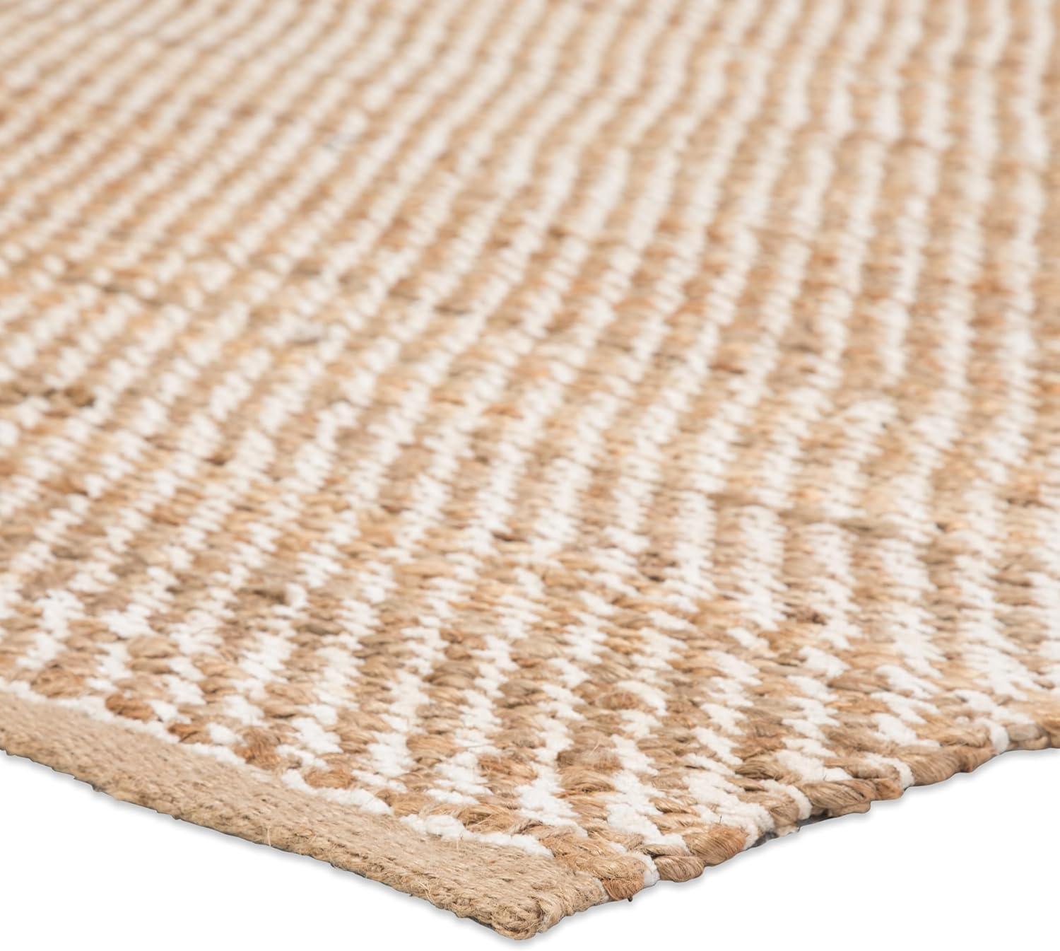 Jaipur Living Jute 2x4 Area Rug, Solid, Beige/White