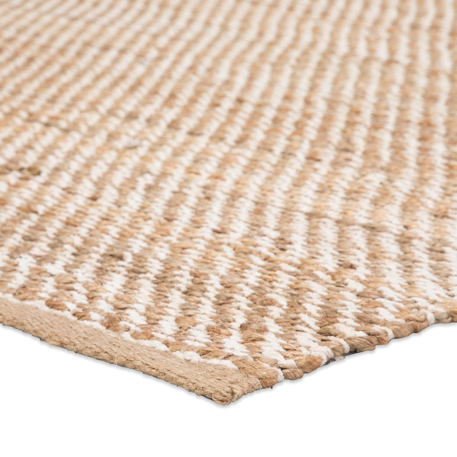 Jaipur Living Jute 2x4 Area Rug, Solid, Beige/White