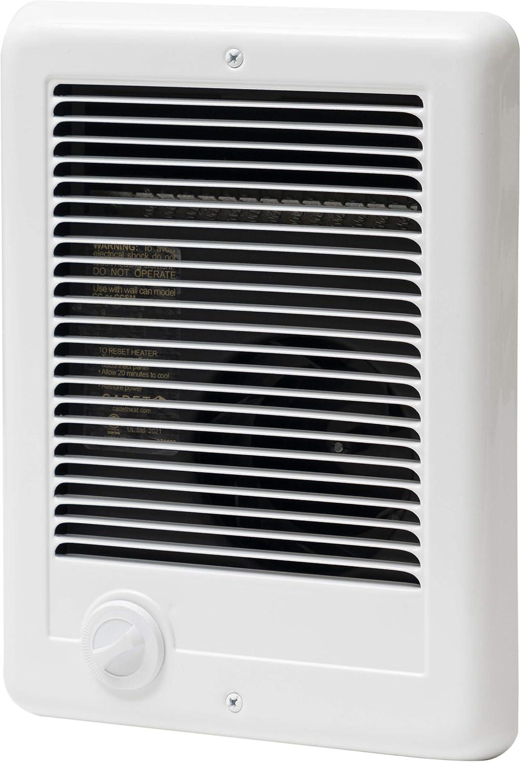 Cadet White 1000W 120V Com-Pak Wall Heater with Thermostat