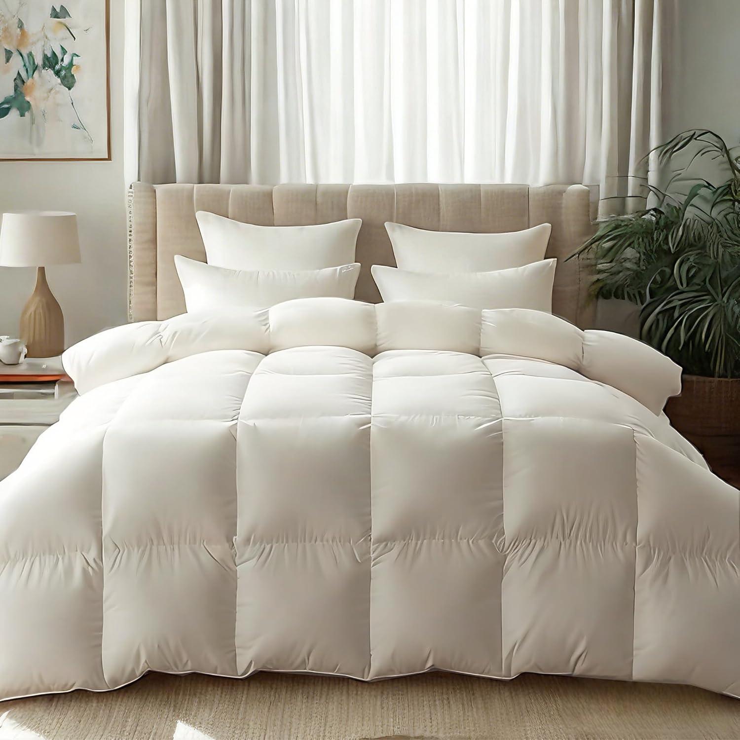 Alwyn Home 600in³/oz Fill Power Winter Goose Down Comforter