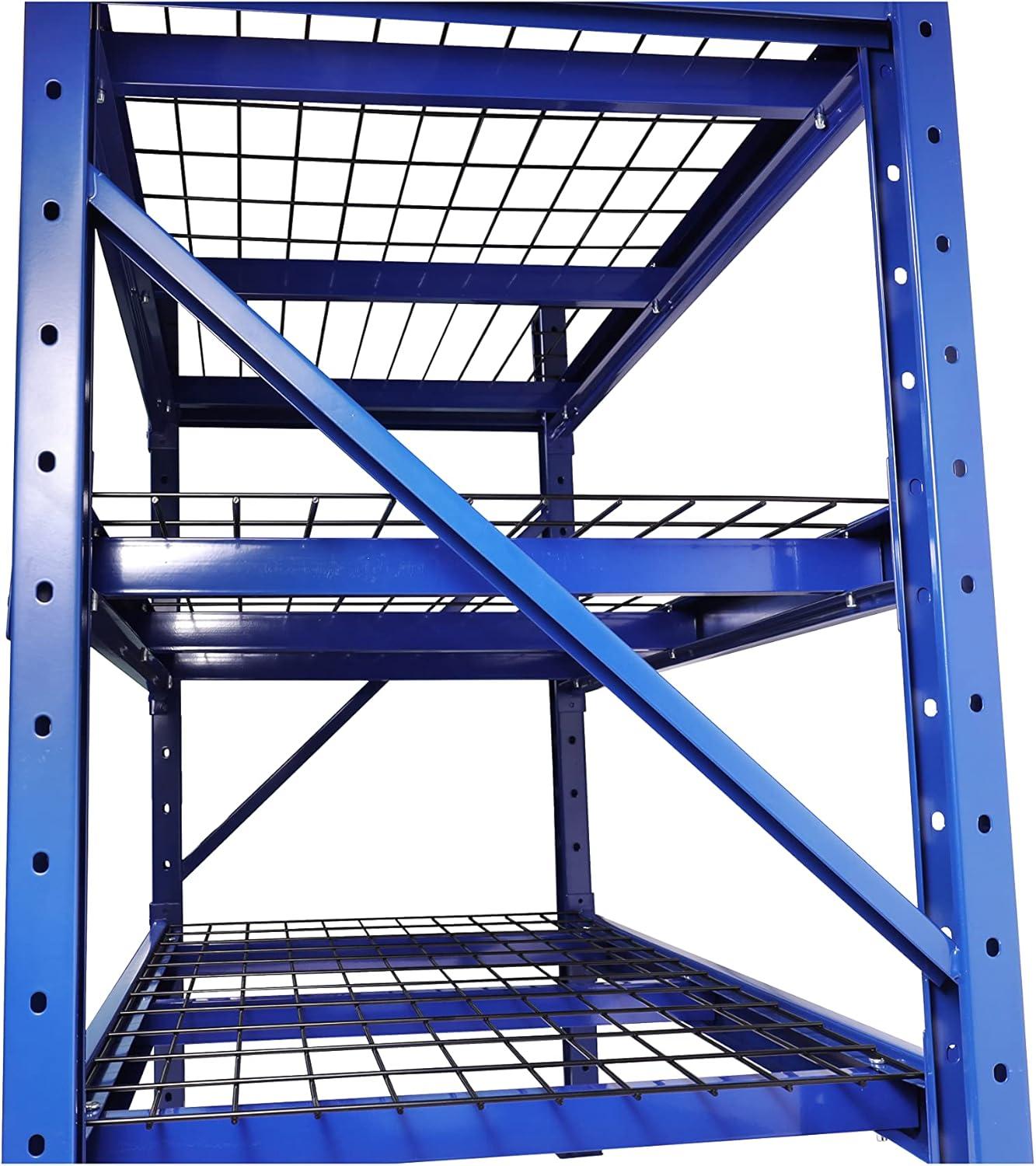 Pro-Lift Heavy Duty 4-Tier Garage Storage Shelves - 8000 lbs Capacity