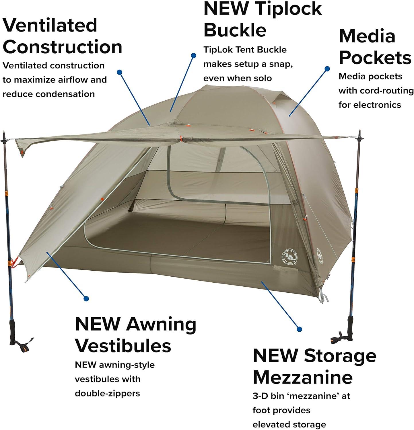 Big Agnes Copper Spur HV UL4 Ultralight Tent