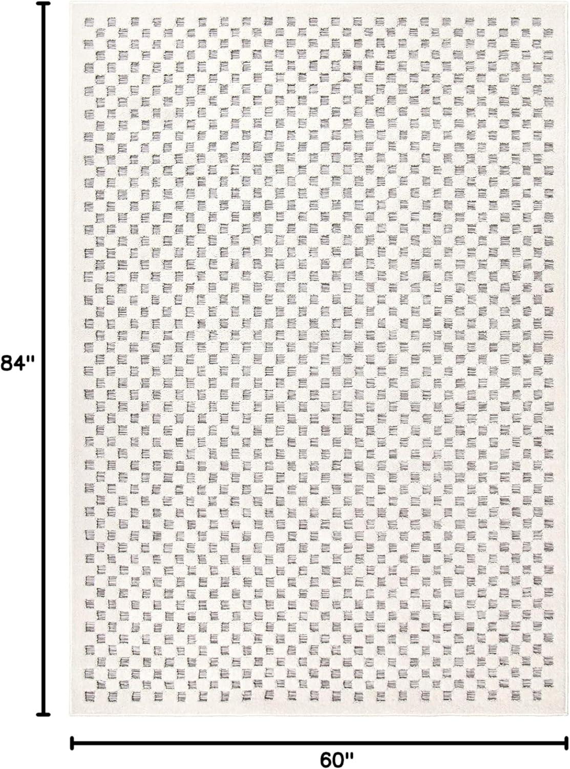 Simply Southern Cottage Lecompte Area Rug, 5' x 7', Grey