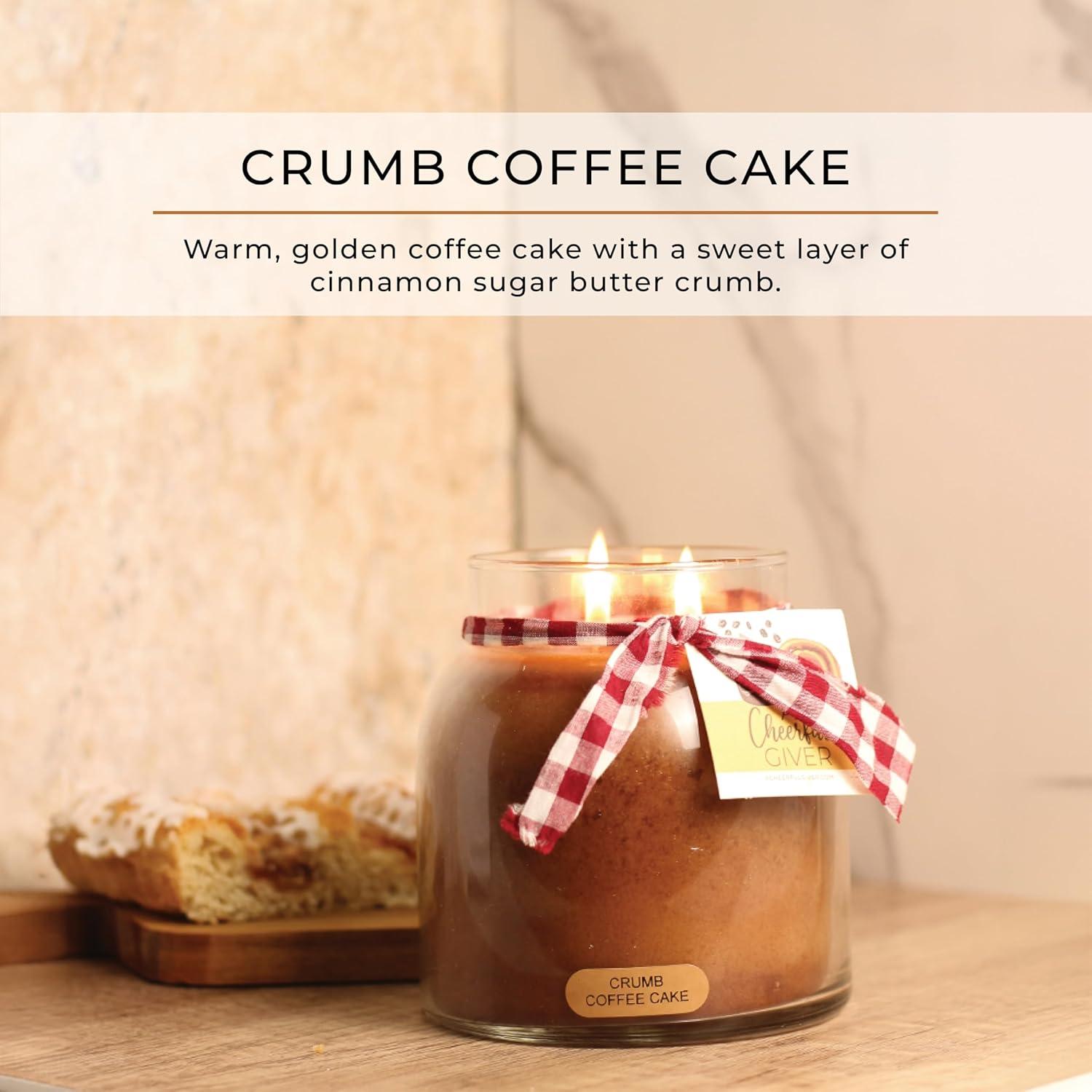 34oz Papa Jar Candle-Crumb Coffee Cake