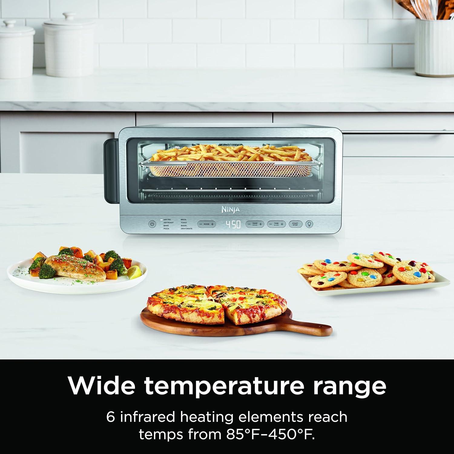 Stainless Steel 6-Slice Air Fryer Toaster Oven