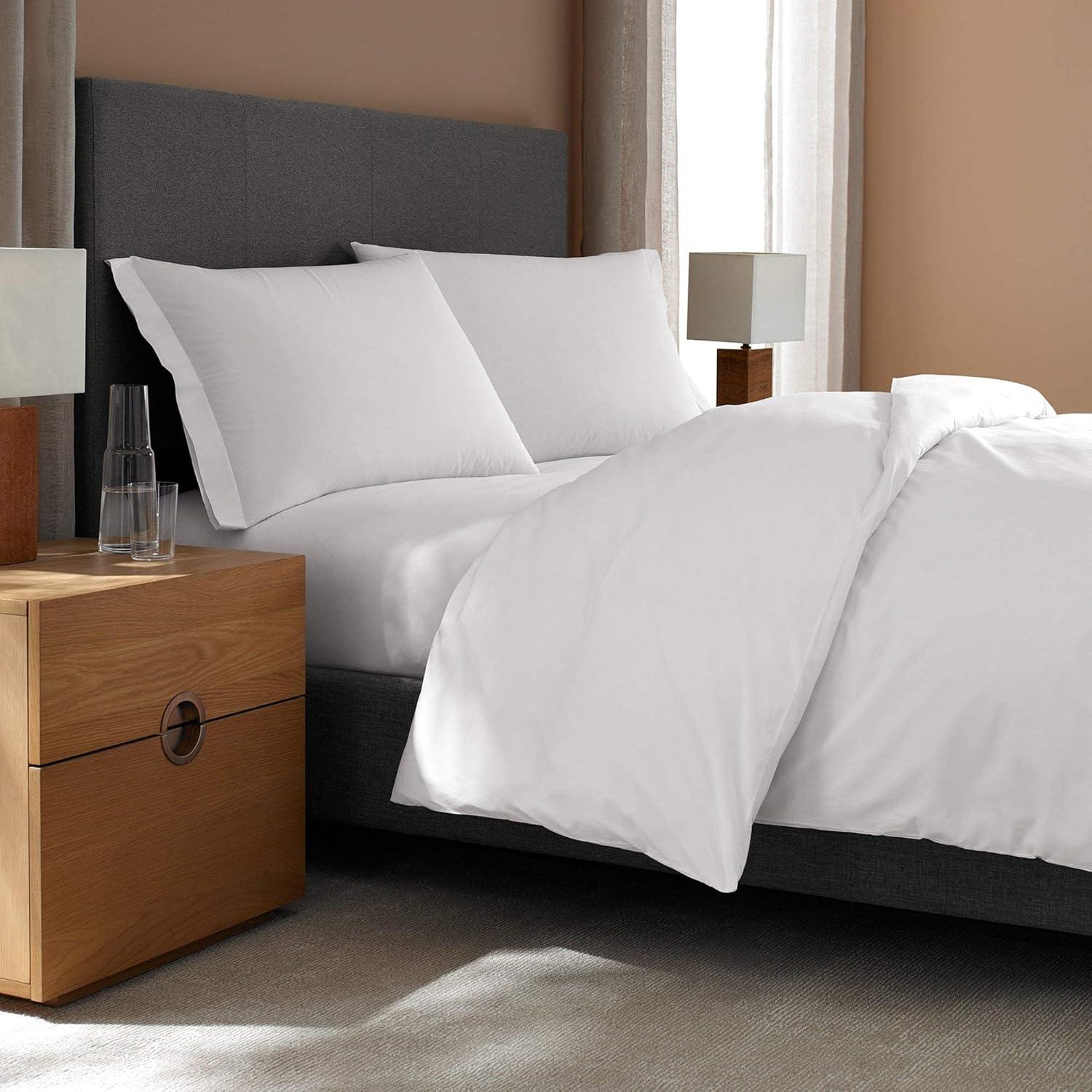 White Standard Cotton Duvet Cover