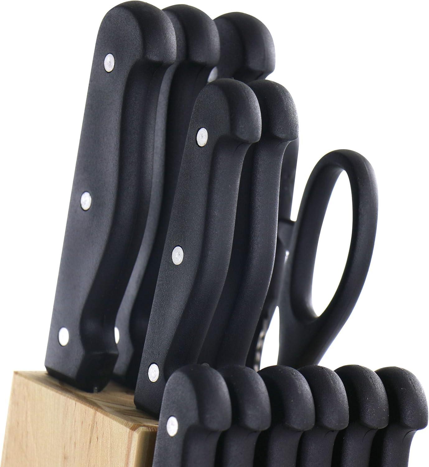 Gibson Home Gibson Home Westover Stainless Steel 13 Piece Knife Block Set