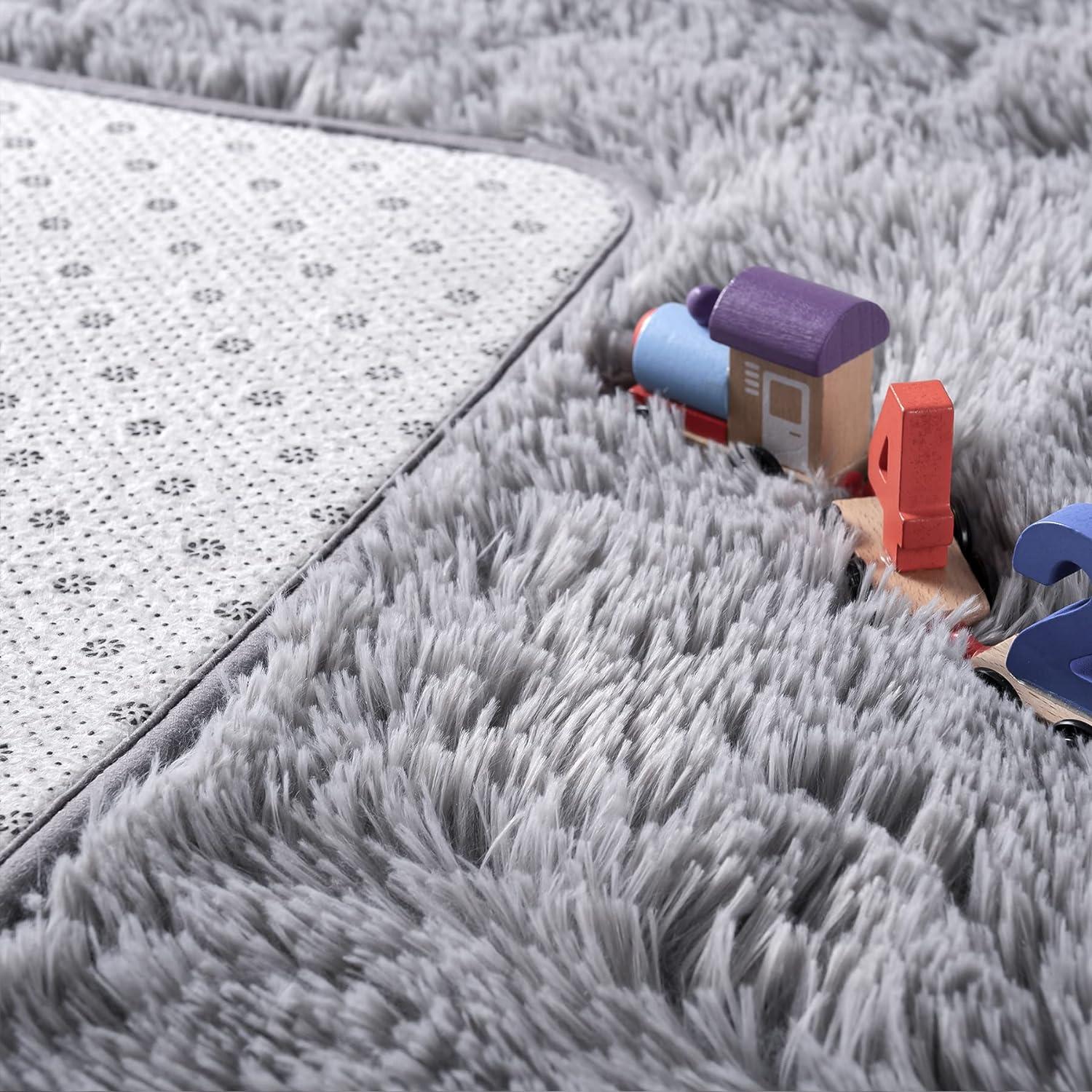 nuLOOM Cloud Shag Accent Rug, 3x5, Gray