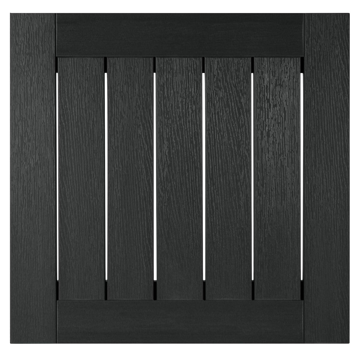 Adirondack Side Table Black - Highwood: Weather-Resistant Poly Lumber, 12-Year Warranty, Stainless Steel Hardware