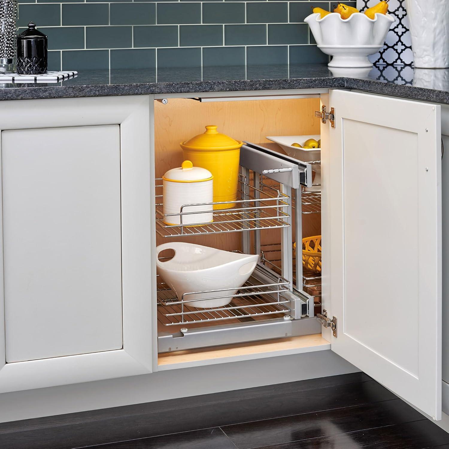 Rev-A-Shelf Rev-A-Shelf Pull Out Blind Corner Kitchen Cabinet Organizer