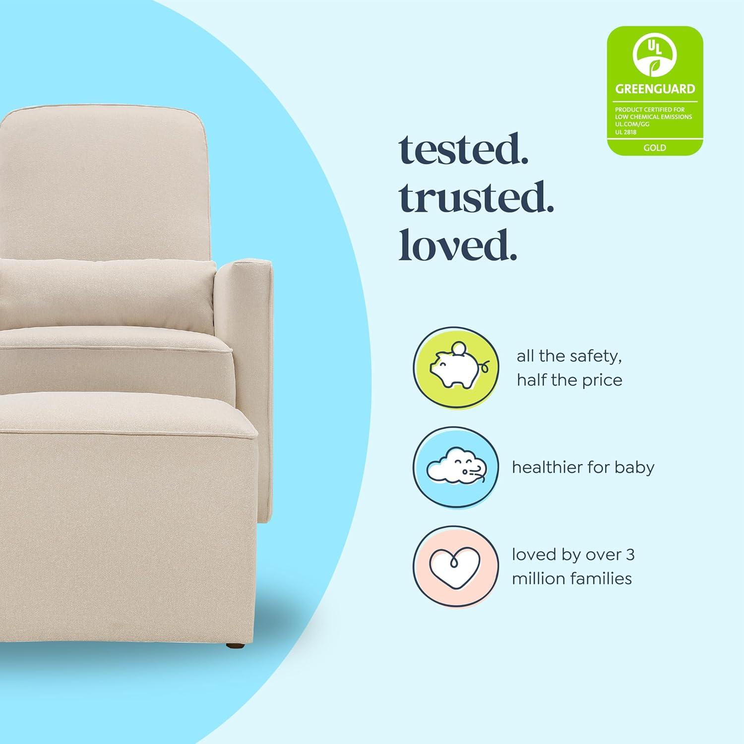 daVinci Olive Swivel Glider with Ottoman & Reviews | Wayfair
