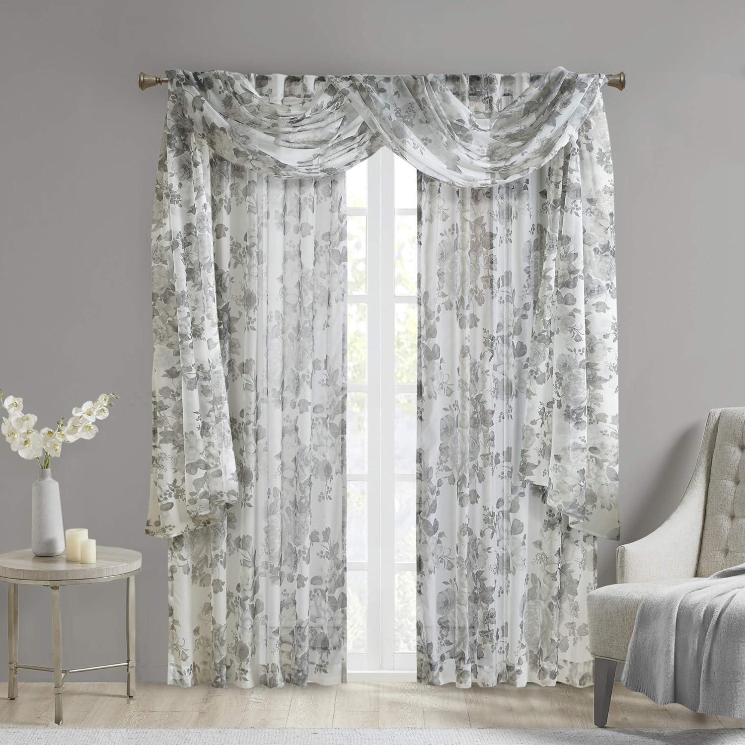 Madison Park Simone Marcus Sheer Curtain Panel