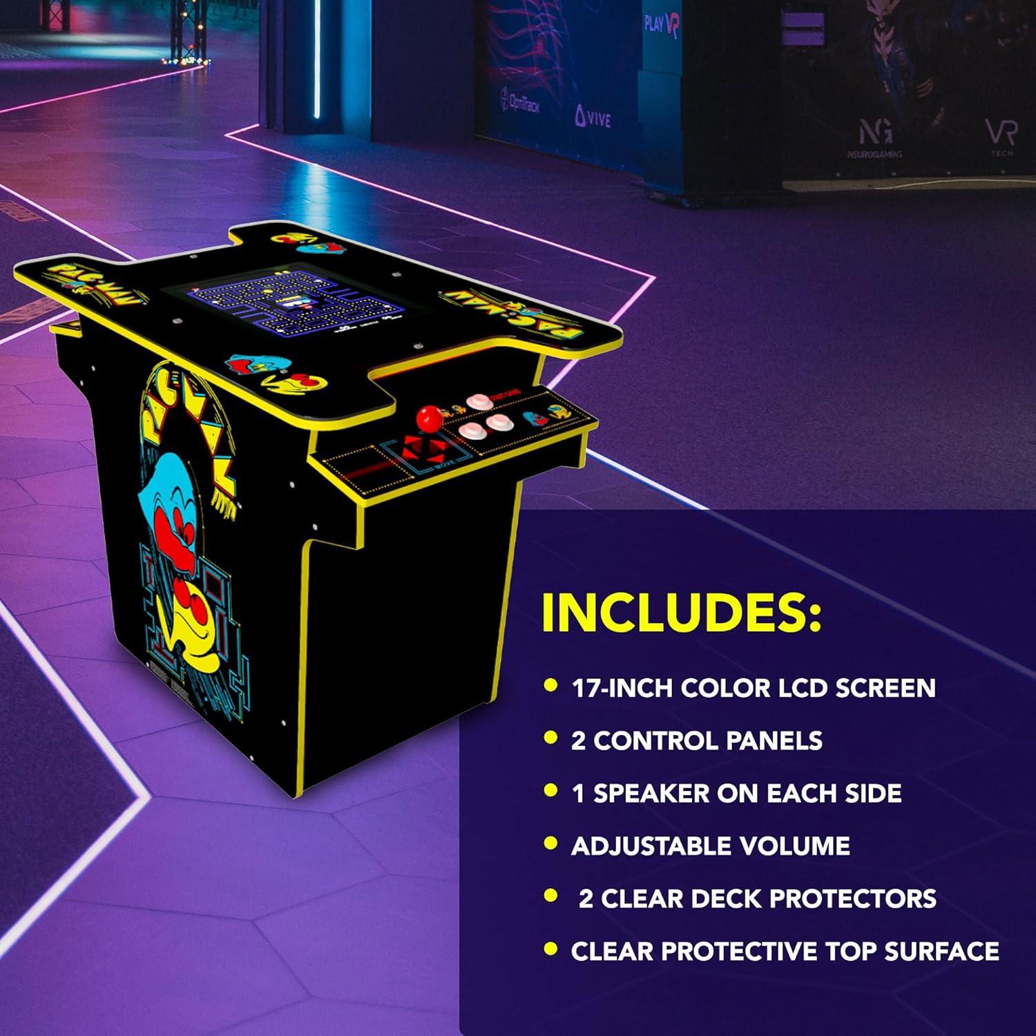 Arcade 1Up Arcade1Up Ms. Pac-Man 40th Anniversary Head-to-Head Black Series Edition Table