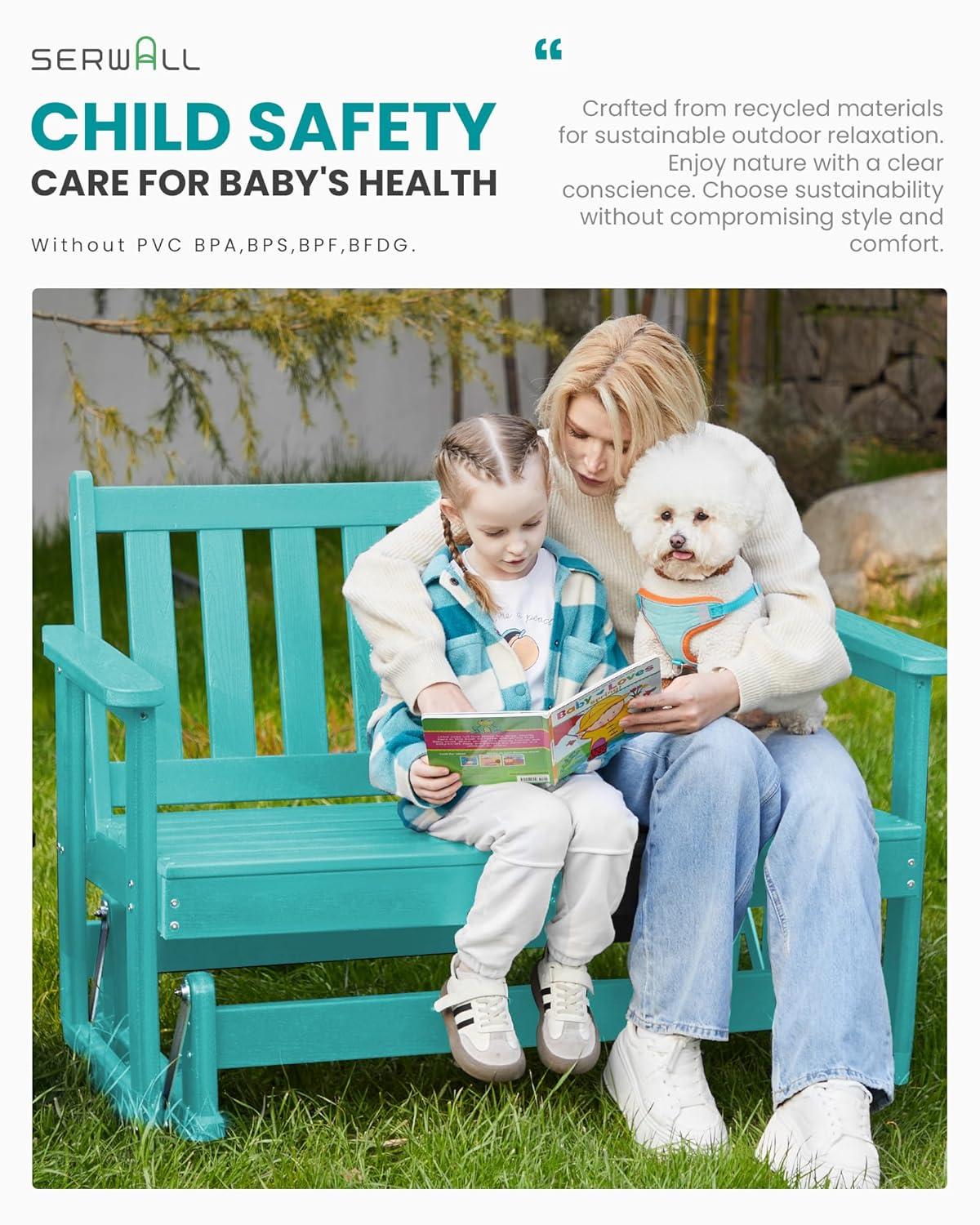 Traditional Garden 48" Glider