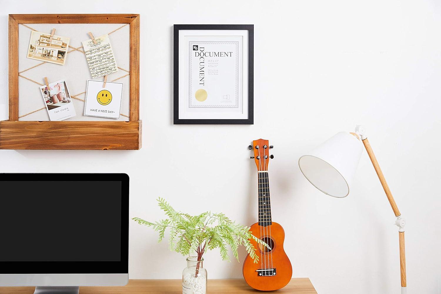 kieragrace KG Contemporary  Morgan Frame  10.5" x 13" Black Engineered Wood