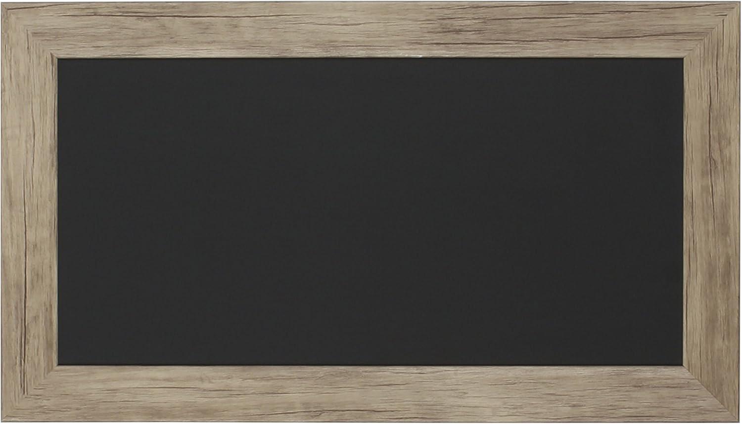 Beatrice Framed Magnetic Chalkboard Rustic Brown - DesignOvation