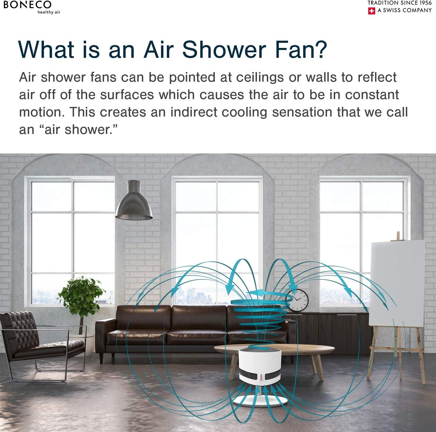BONECO F210 Desktop Floor Air Shower Fan (Air Circulator)
