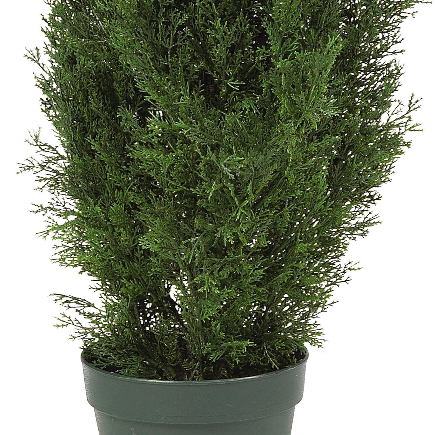 Nearly Natural 4-ft Cedar Tree Artificial Tree (Indoor/Outdoor)