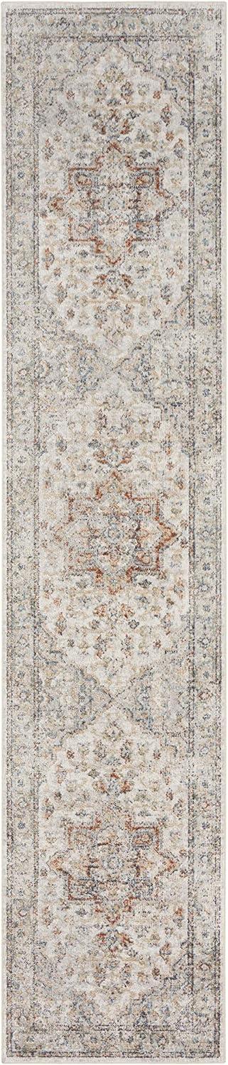 Nourison Washable Astra Vintage Medallion Indoor Flatweave Area Rug