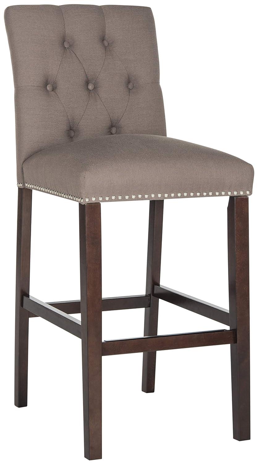 Norah Counter Stool (Set of 2) - FOX6209 - Dark Taupe - Safavieh Couture