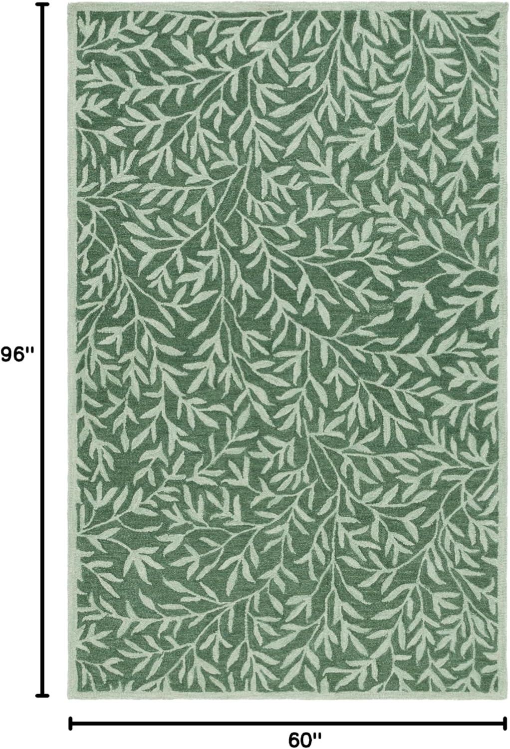 Martha Stewart Rugs Martha Stewart Hand Tufted Wool/Cotton Floral Rug in Ivory/Beige