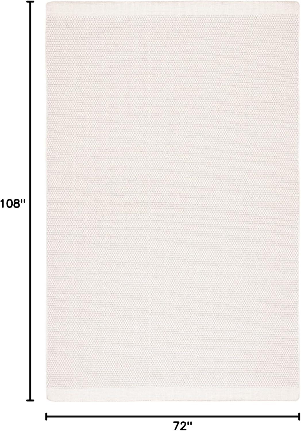 Vermont VRM807 Hand Woven Indoor Area Rug - Ivory - 6'x9' - Safavieh
